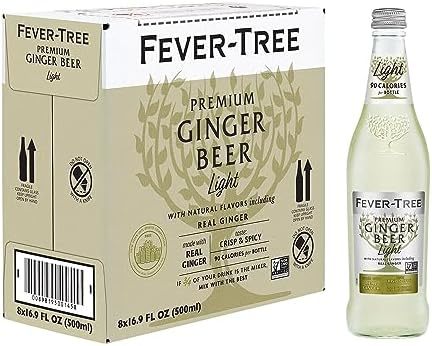 Fever Tree Light Ginger Beer 4pk
